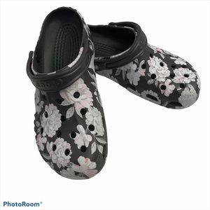 Crocs Floral Print Clogs Size Women’s 10